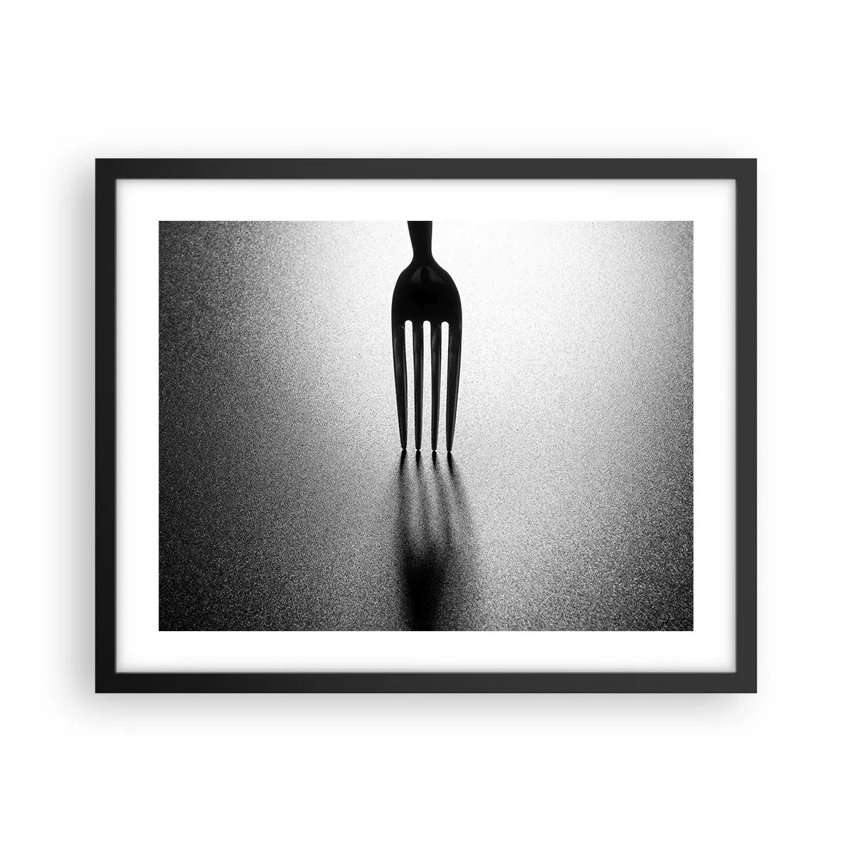 Affiche dans un cadre noir - Poster - Lumière et ombre - 50x40 cm