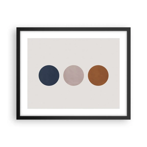 Affiche dans un cadre noir - Poster - Symbole d'excellence - 50x40 cm