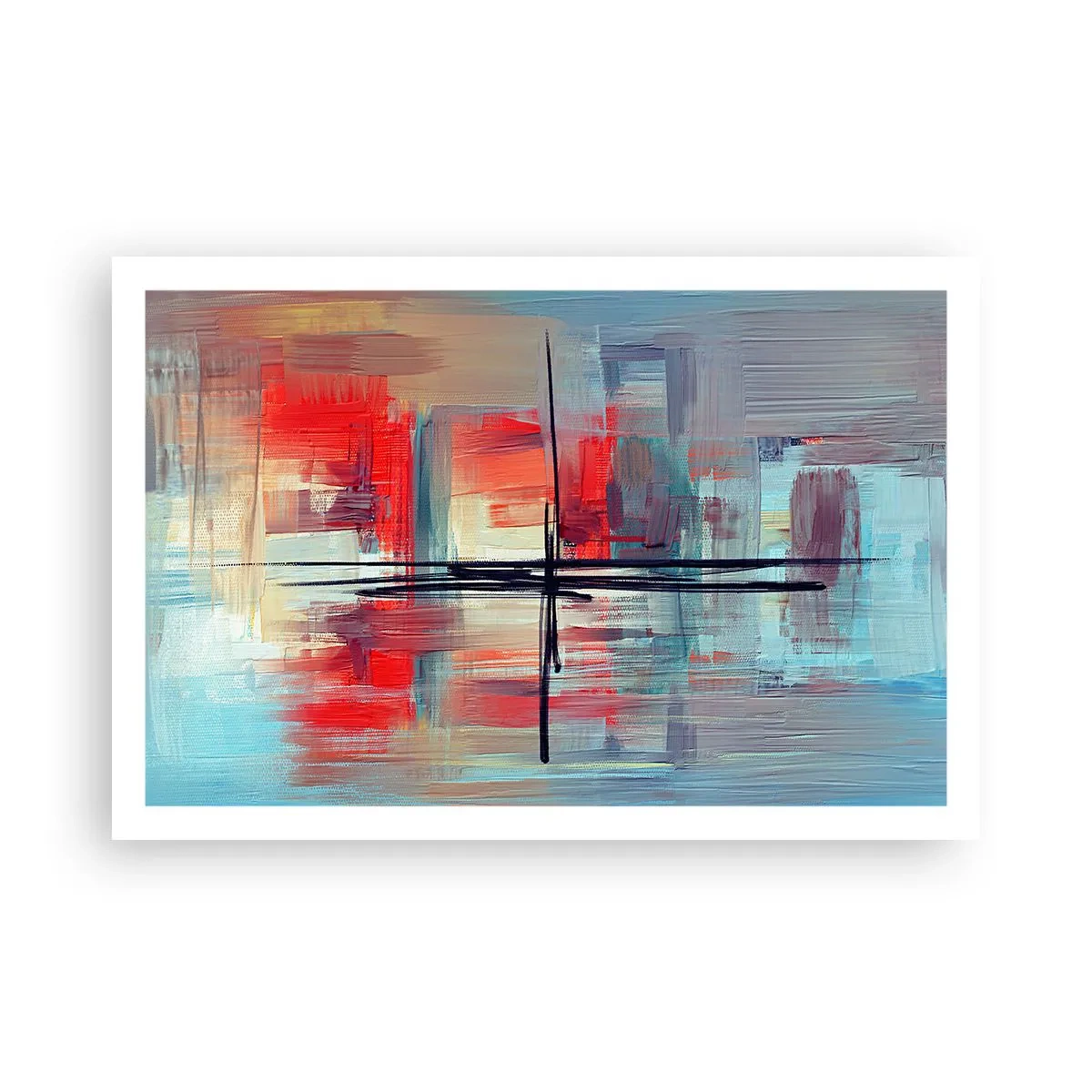 Affiche - Poster - Un paysage dans une dimension inconnue - 91x61 cm