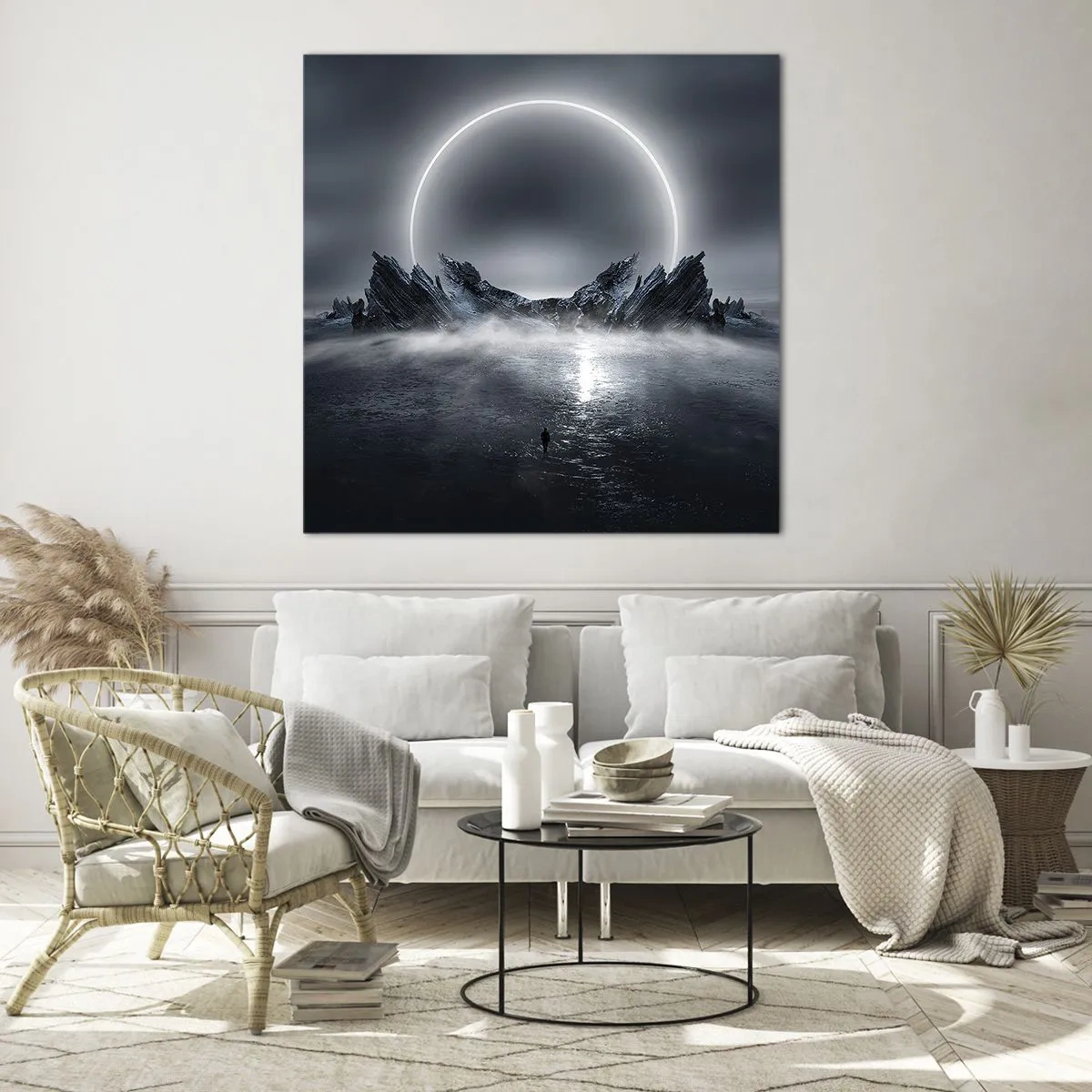 Impression sur verre - Image sur verre - La fin de l'histoire - 70x70 cm