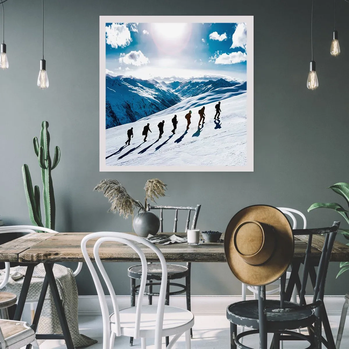 Affiche - Poster - L'équipe des conquérants - 50x50 cm