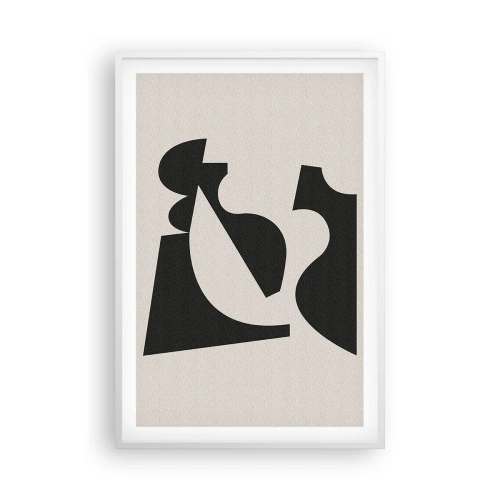 Affiche dans un cadre blanc - Poster - À monter soi-même - 61x91 cm