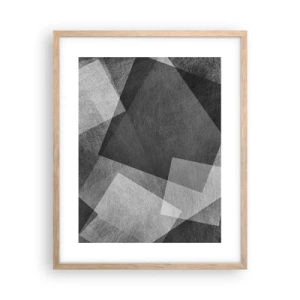 Affiche dans un chêne clair - Poster - Le symbole éternel de durabilité et d'ordre - 40x50 cm