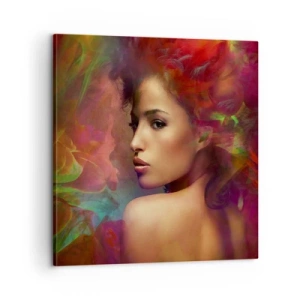 Impression sur toile - Image sur toile - Plus beau qu'un arc-en-ciel, aussi délicat qu'un brouillard - 60x60 cm