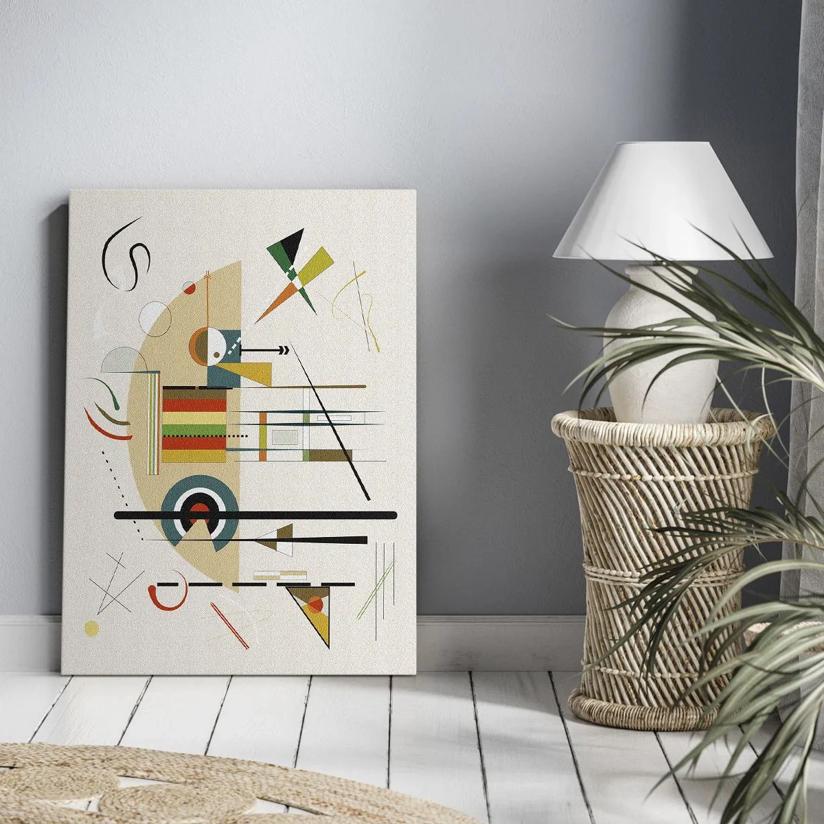 Impression sur toile - Image sur toile - Et le monde s’amuse - 65x120 cm