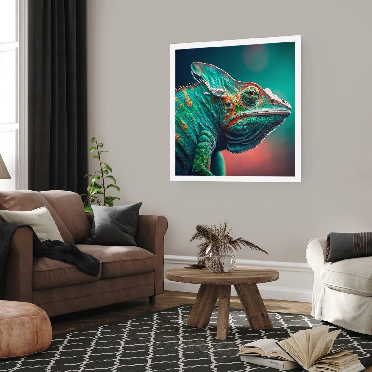 Affiche - Poster - Vous me voyez? Pas bien… - 40x40 cm