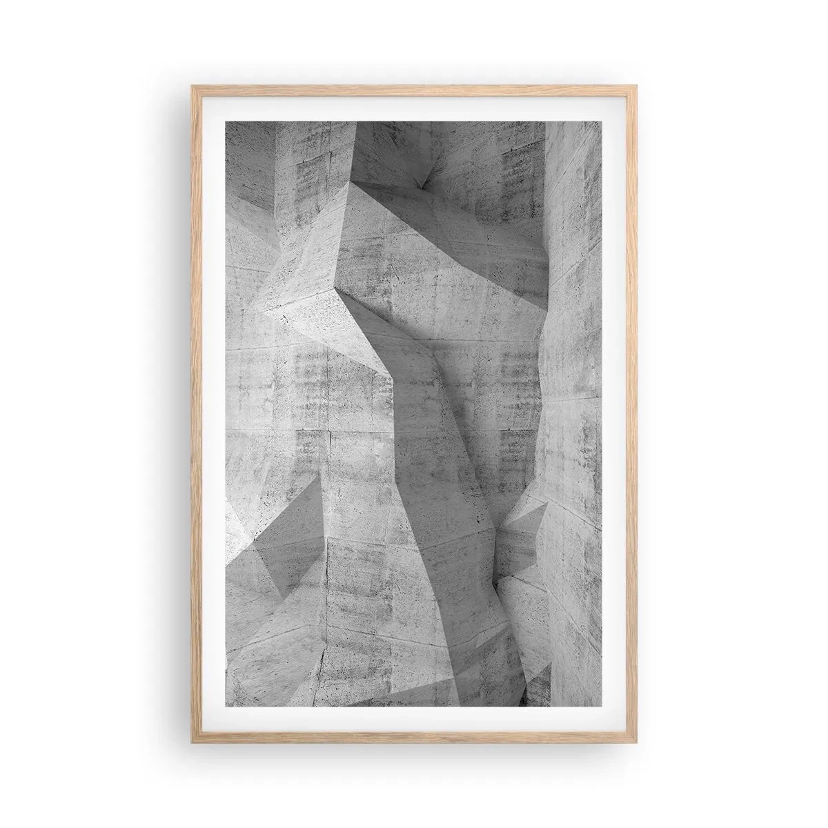 Affiche dans un chêne clair - Poster - Un vrai challenge - 61x91 cm