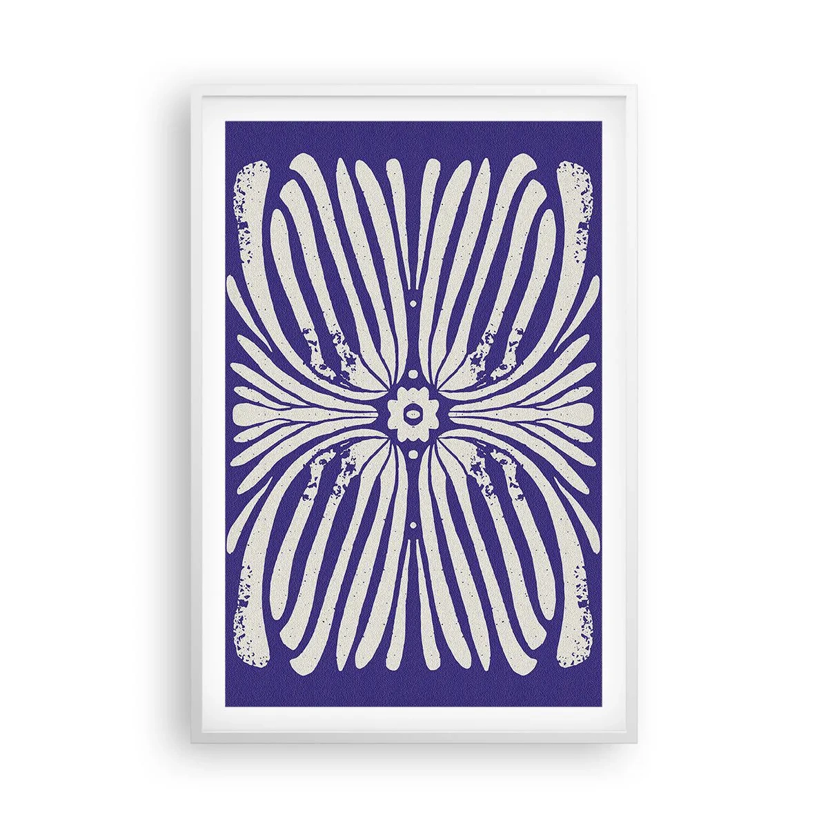 Affiche dans un cadre blanc - Poster - Inspirations ethniques - 61x91 cm