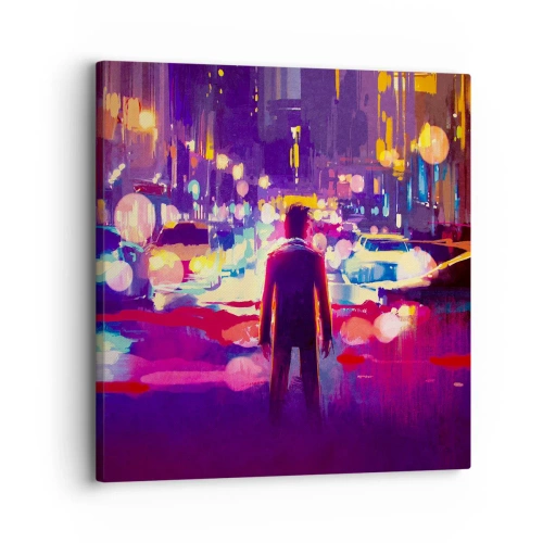 Impression sur toile - Image sur toile - Immergé dans la lumière - 30x30 cm