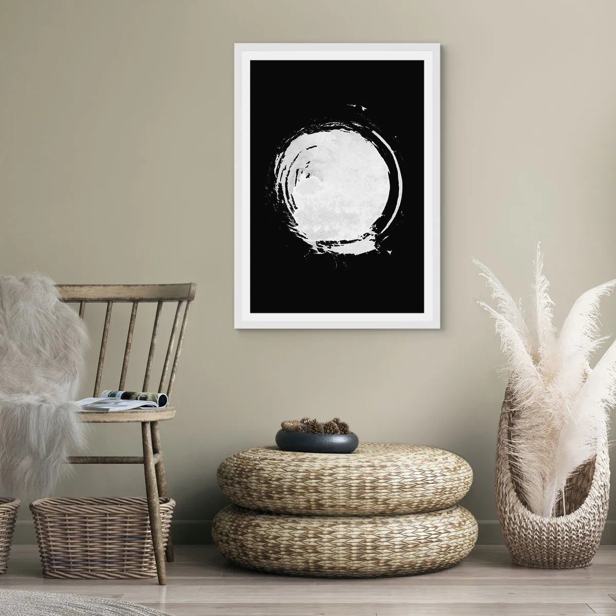 Affiche dans un cadre blanc - Poster - Belle sortie - 30x40 cm