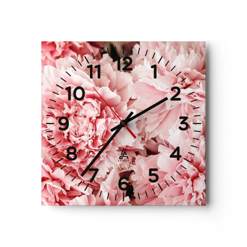 Horloge murale - Pendule murale - Rêve rose - 40x40 cm