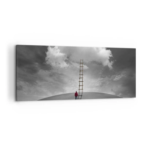 Impression sur toile - Image sur toile - Tout est possible - 100x40 cm