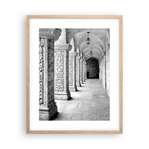 Affiche dans un chêne clair - Poster - Où cela mène-t-il…? - 40x50 cm