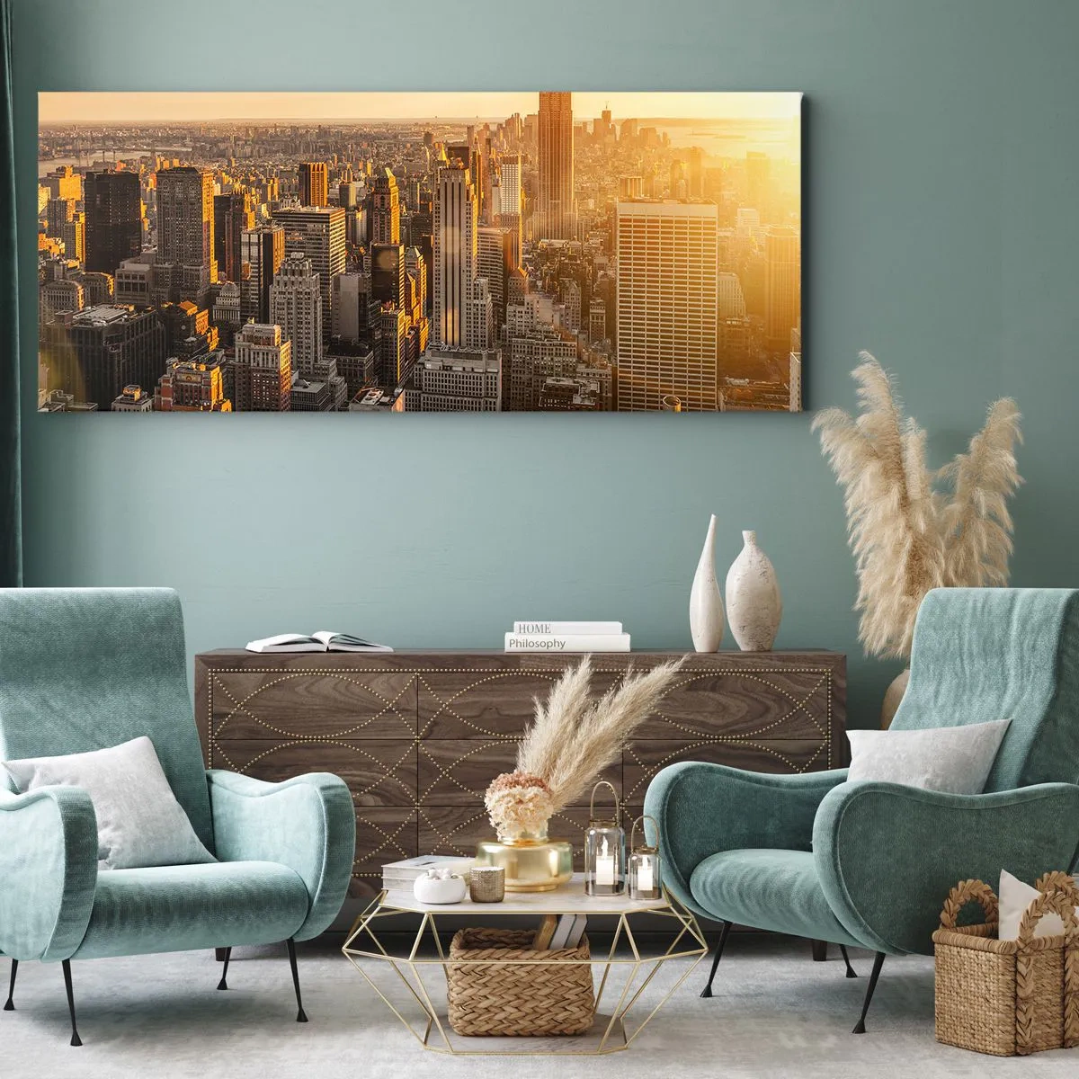 Impression sur toile - Image sur toile - Grandir au soleil - 90x30 cm
