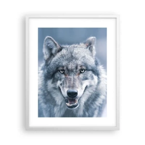 Affiche dans un cadre blanc - Poster - Relèverez-vous le défi ? - 40x50 cm