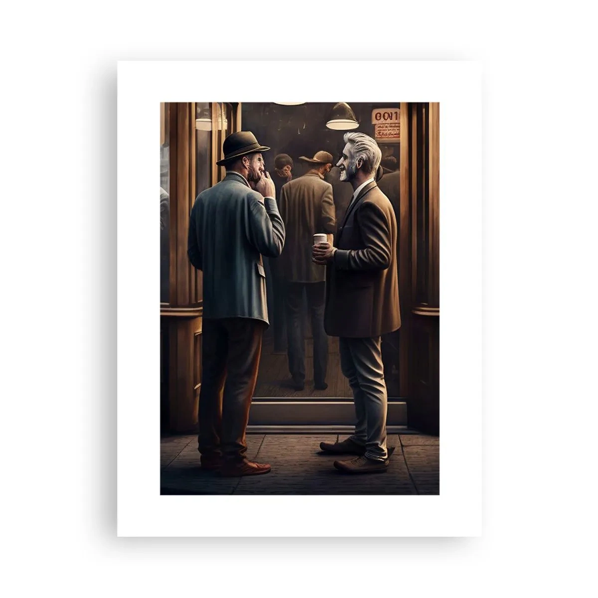 Affiche - Poster - Bon moment de la journée - 30x40 cm