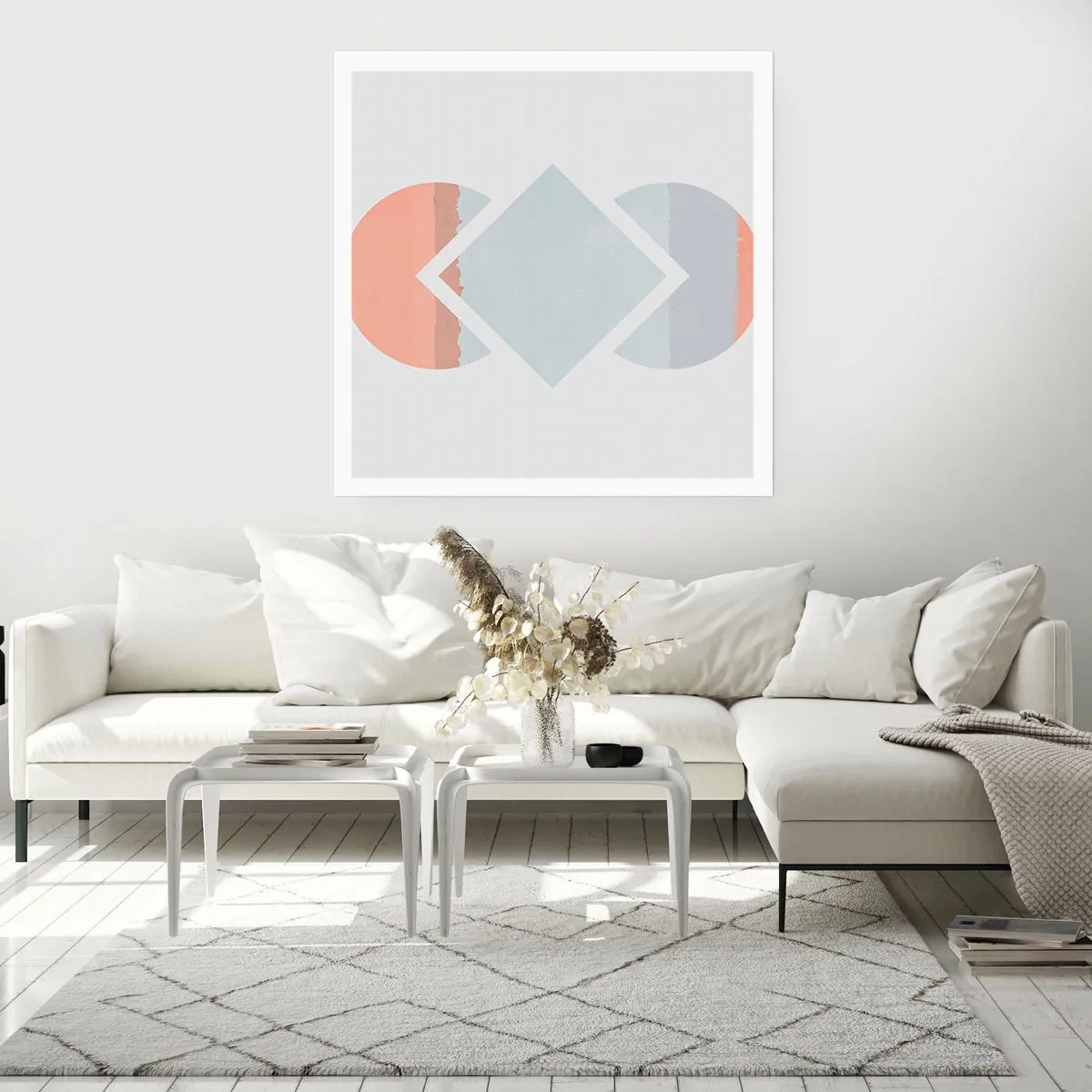 Affiche - Poster - La situation est clair - 60x60 cm