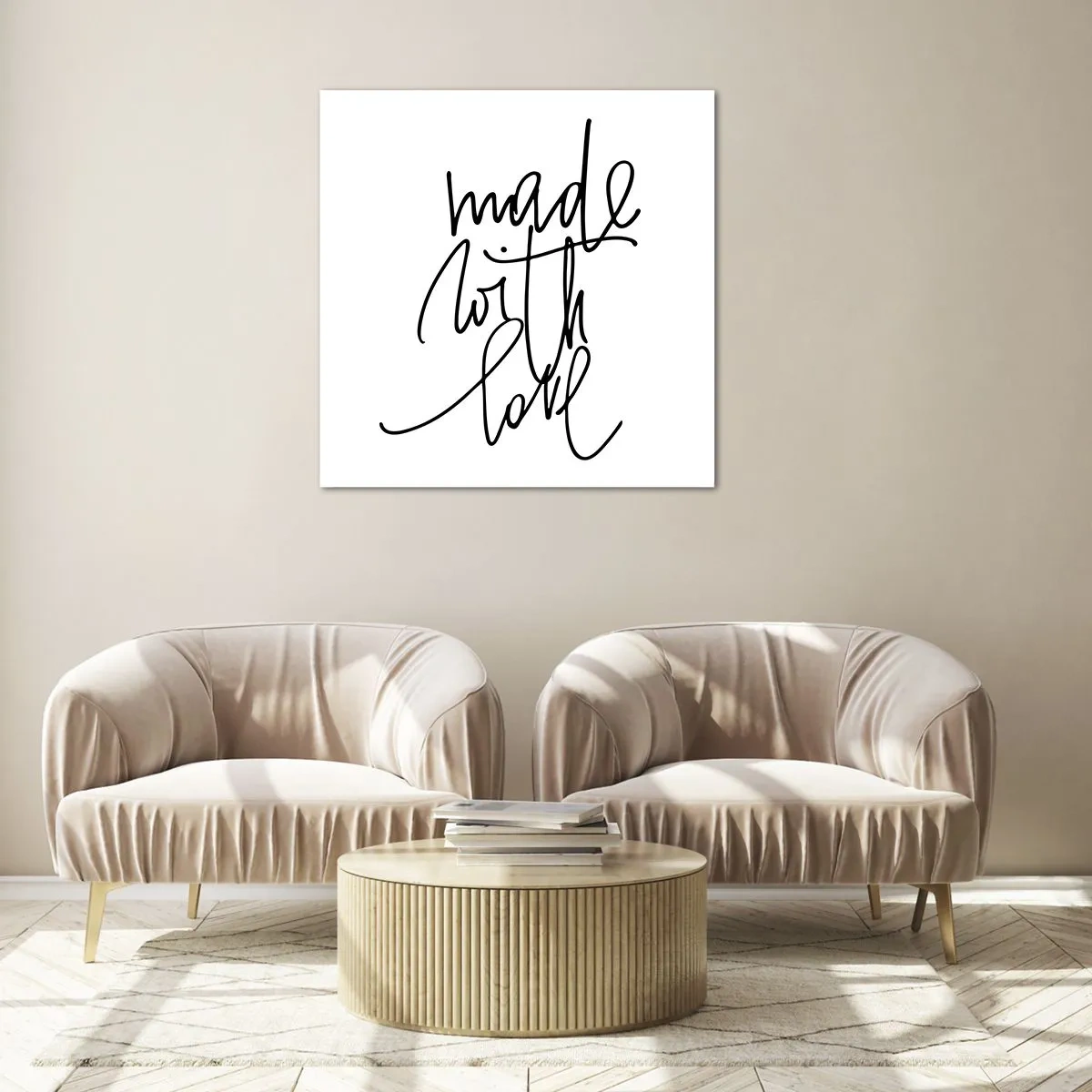 Impression sur verre - Image sur verre - La meilleure marque - 50x50 cm