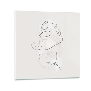 Impression sur verre - Image sur verre - L'esquisse d'un rêve - 50x50 cm