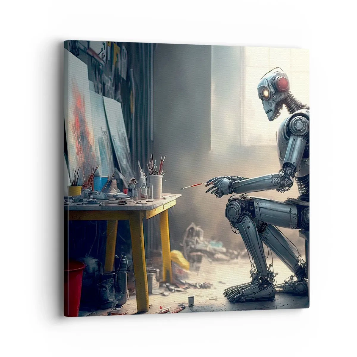 Impression sur toile - Image sur toile - L'acte de création - 40x40 cm