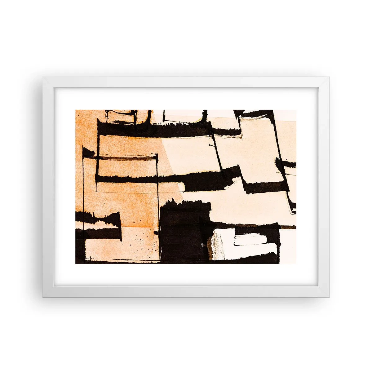 Affiche dans un cadre blanc - Poster - De l’ordre malgré tout - 40x30 cm