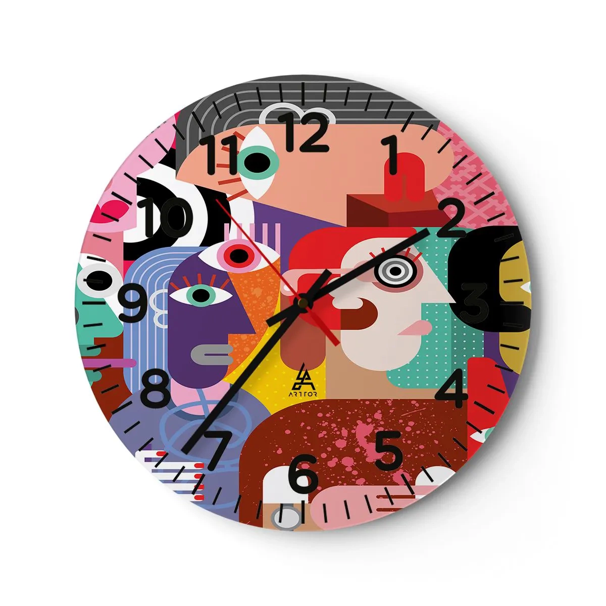 Horloge murale - Pendule murale - Nous par M. Picasso - 40x40 cm