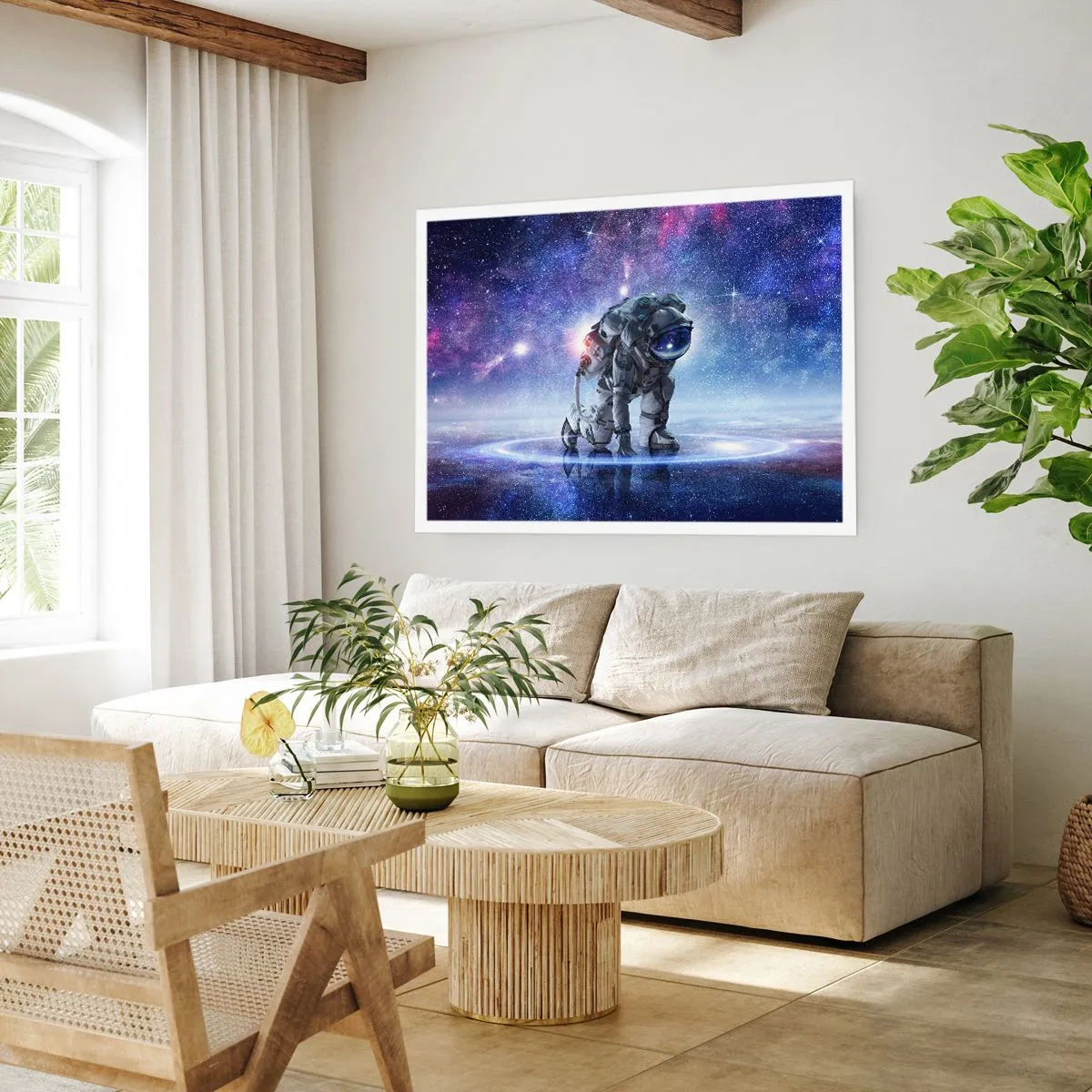 Affiche - Poster - Le ciel étoilé au dessus de moi - 50x40 cm