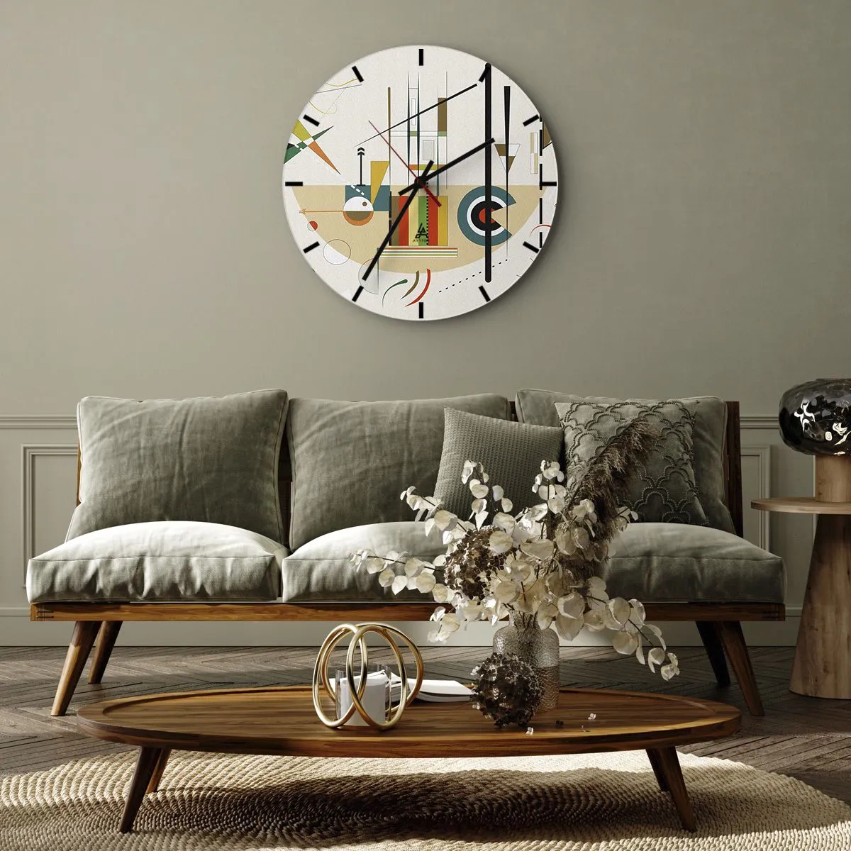 Horloge murale - Pendule murale - Et le monde s’amuse - 40x40 cm