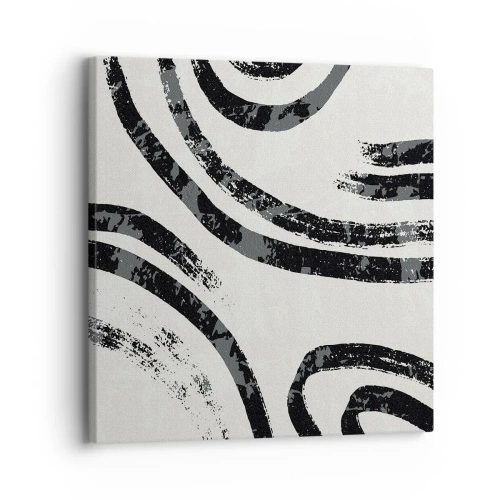 Impression sur toile - Image sur toile - À moitié arrêté - 30x30 cm