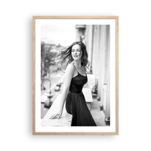 Affiche dans un chêne clair - Poster - Certainement un Parisien - 50x70 cm