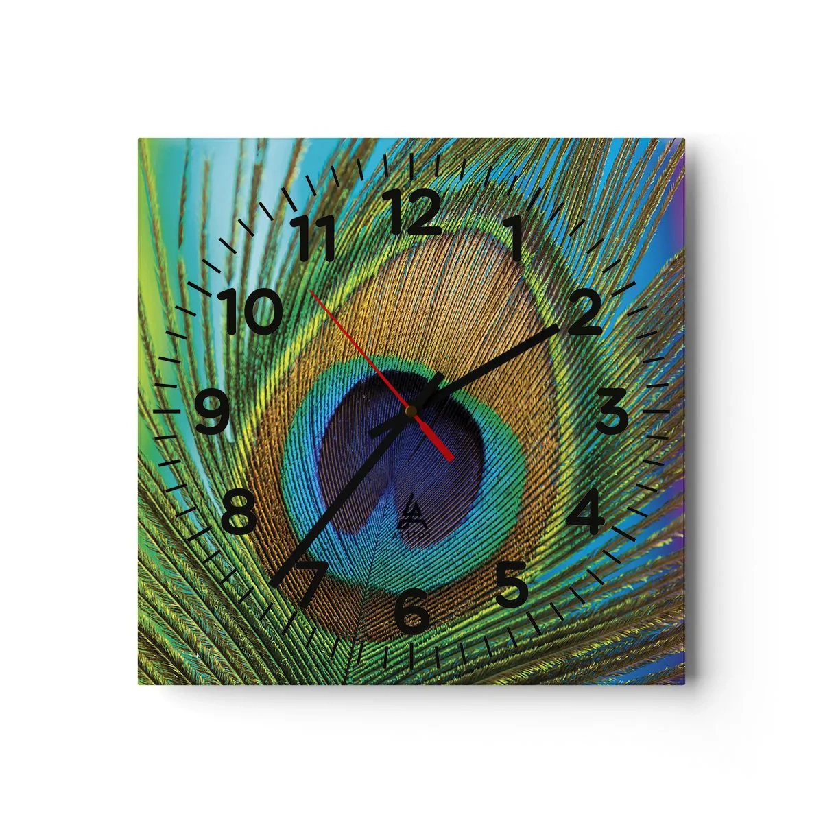 Horloge murale - Pendule murale - Les yeux dans les yeux - 30x30 cm