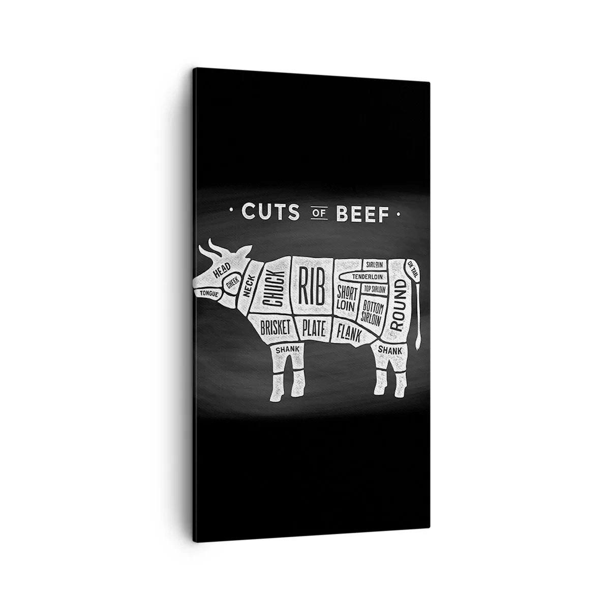 Impression sur toile - Image sur toile - L'art de la découpe - 45x80 cm