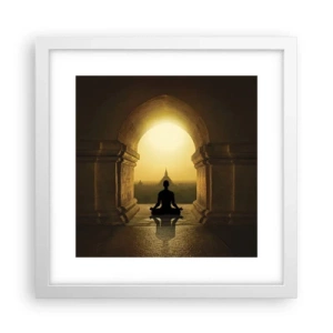 Affiche dans un cadre blanc - Poster - Pleine harmonie - 30x30 cm