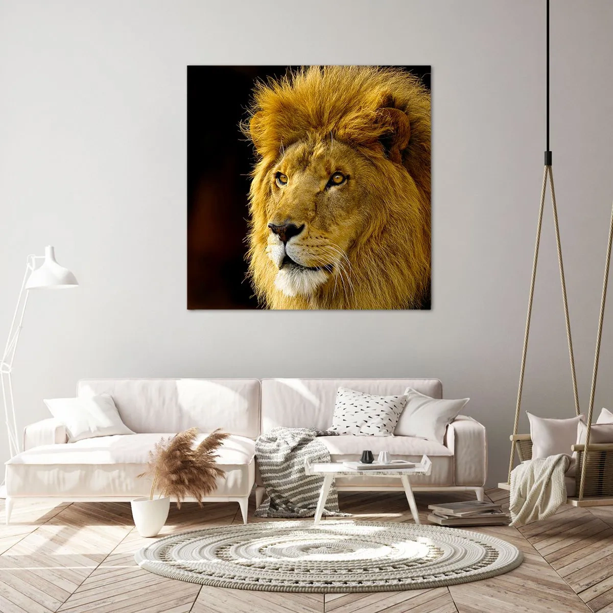 Impression sur toile - Image sur toile - Portrait de roi - 40x40 cm