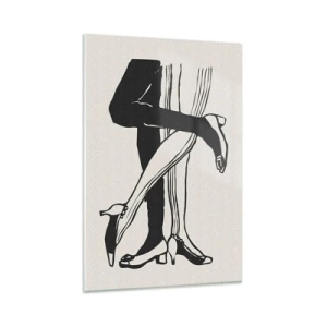 Impression sur verre - Image sur verre - Attribut féminin - 80x120 cm