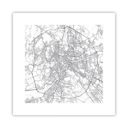 Affiche - Poster - Cercle romain - 30x30 cm