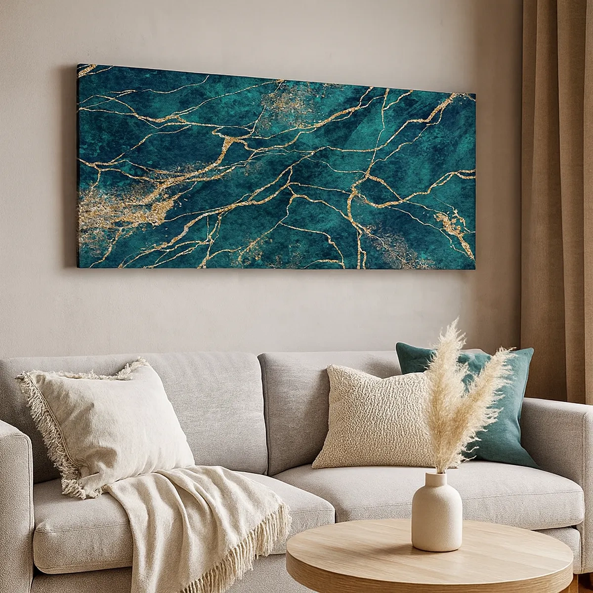 Impression sur toile - Image sur toile - Mine d'or - 30x30 cm