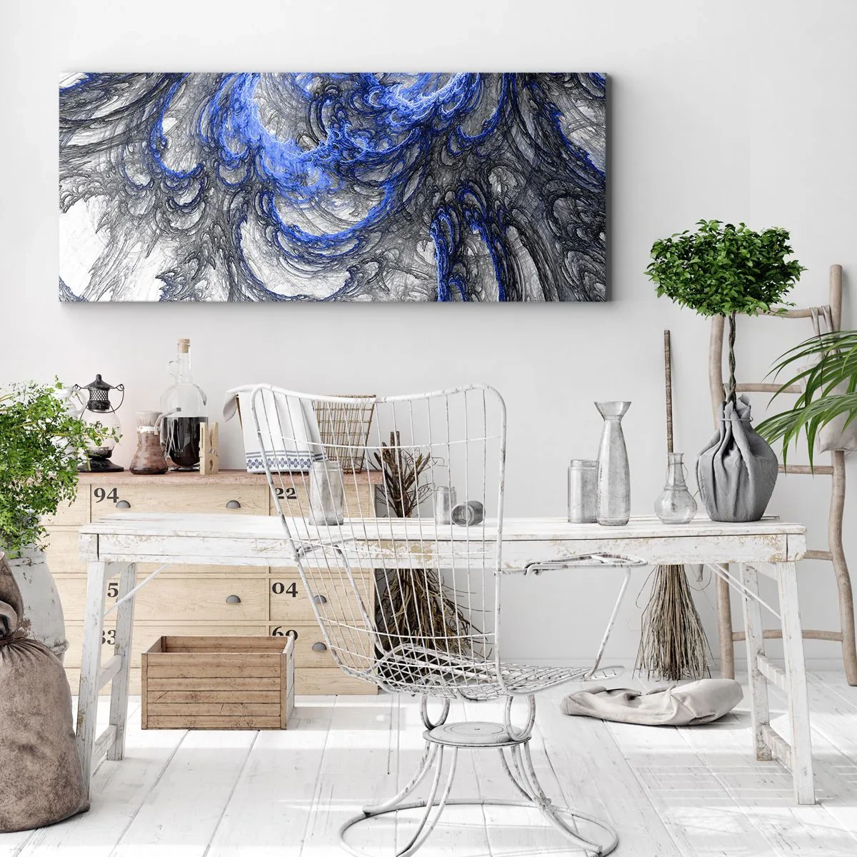 Impression sur toile - Image sur toile - La naissance d'une vague - 100x40 cm