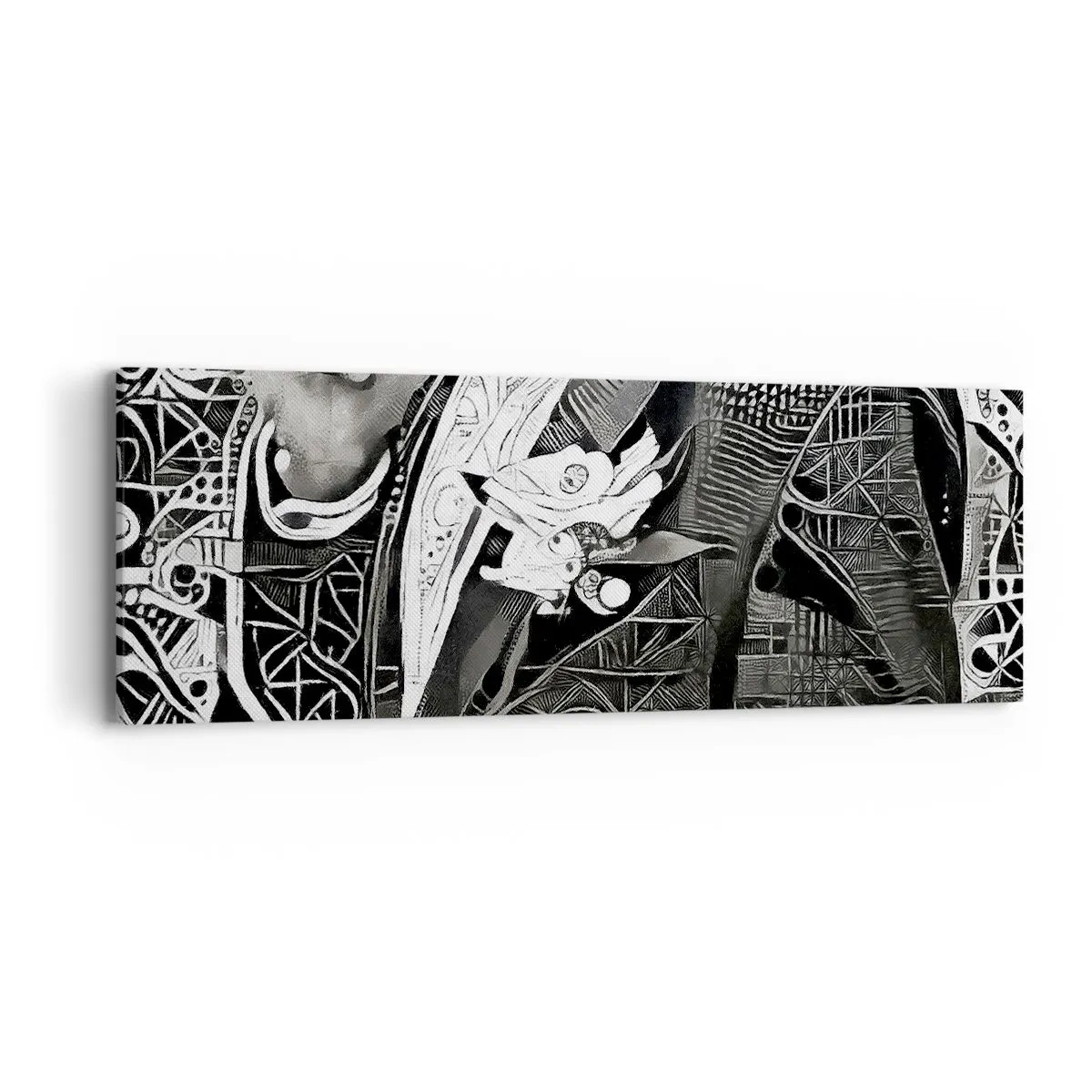 Impression sur toile - Image sur toile - Seulement en apparence un homme froid - 90x30 cm