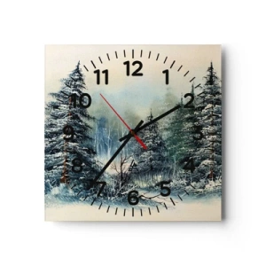 Horloge murale - Pendule murale - Prêt pour les fêtes - 40x40 cm