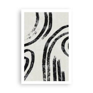 Affiche - Poster - À moitié arrêté - 61x91 cm