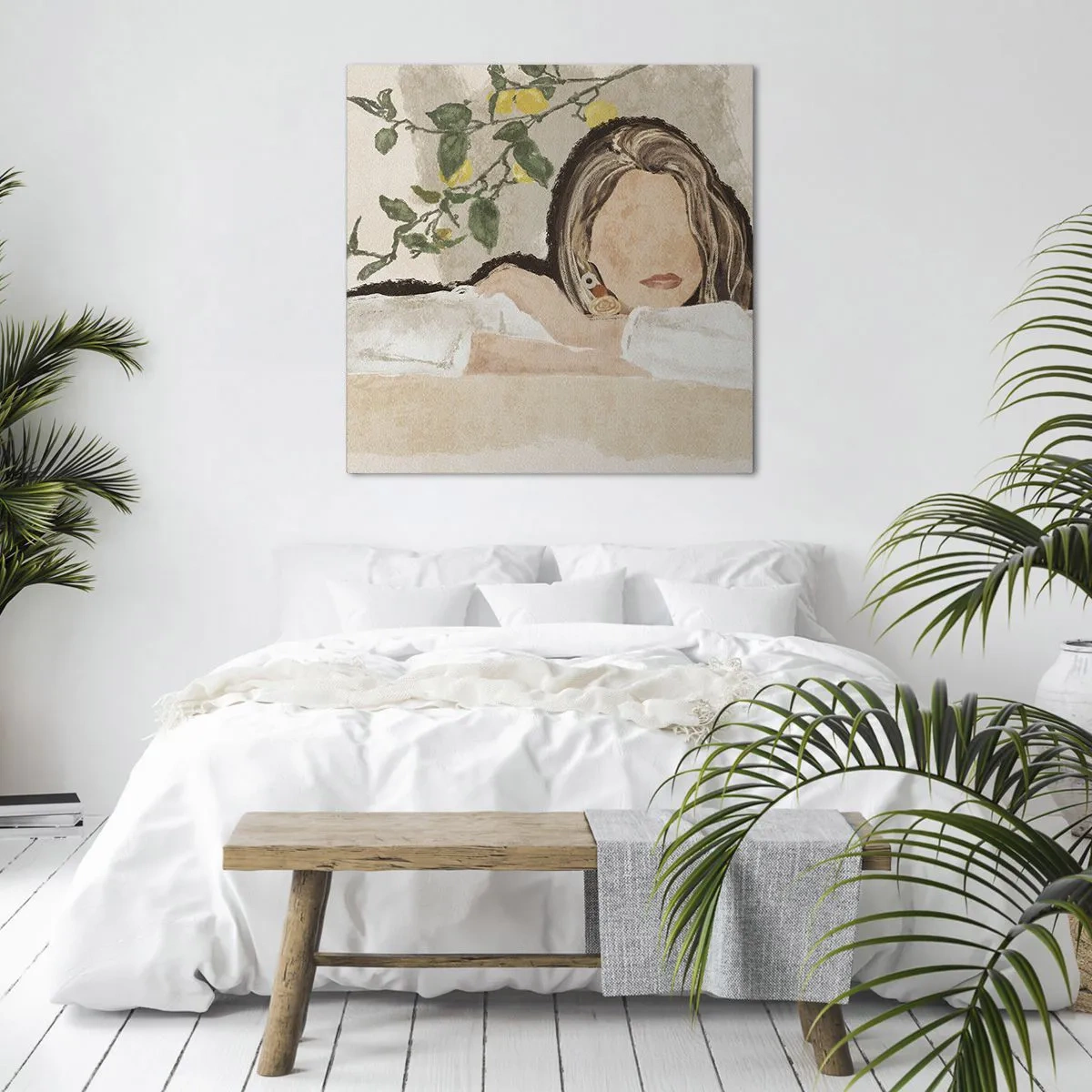 Impression sur toile - Image sur toile - La beauté du sud - 30x30 cm