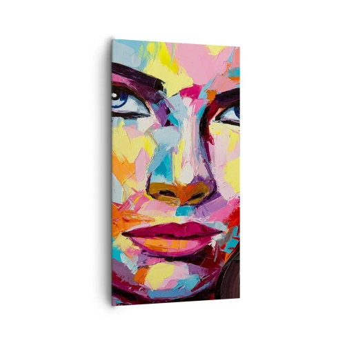 Impression sur toile - Image sur toile - L'âme aussi est colorée - 65x120 cm