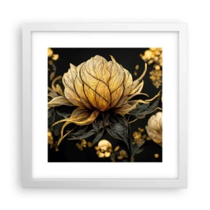 Affiche dans un cadre blanc - Poster - Fragilité subtile - 30x30 cm