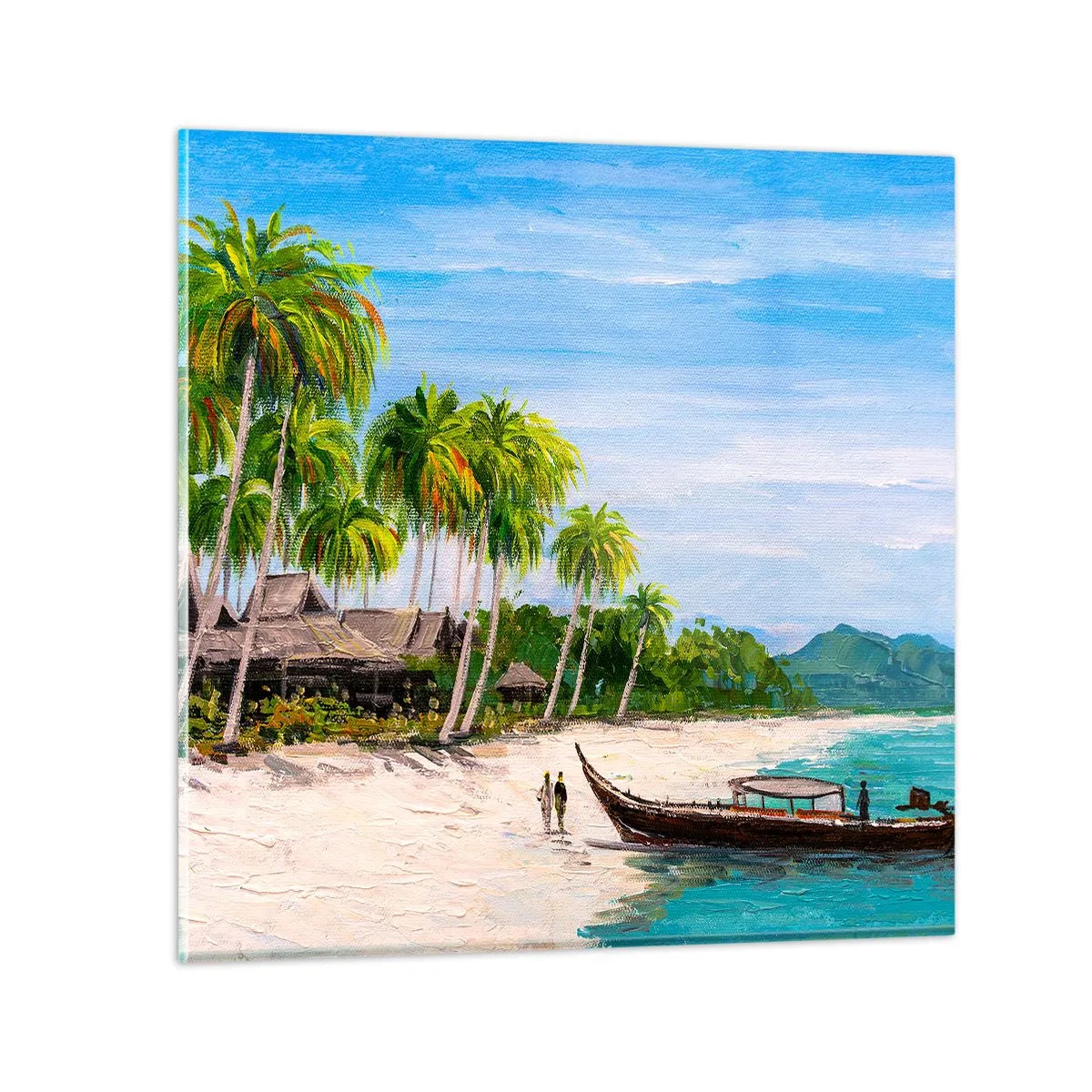 Impression sur verre - Image sur verre - Rêve exotique - 70x70 cm