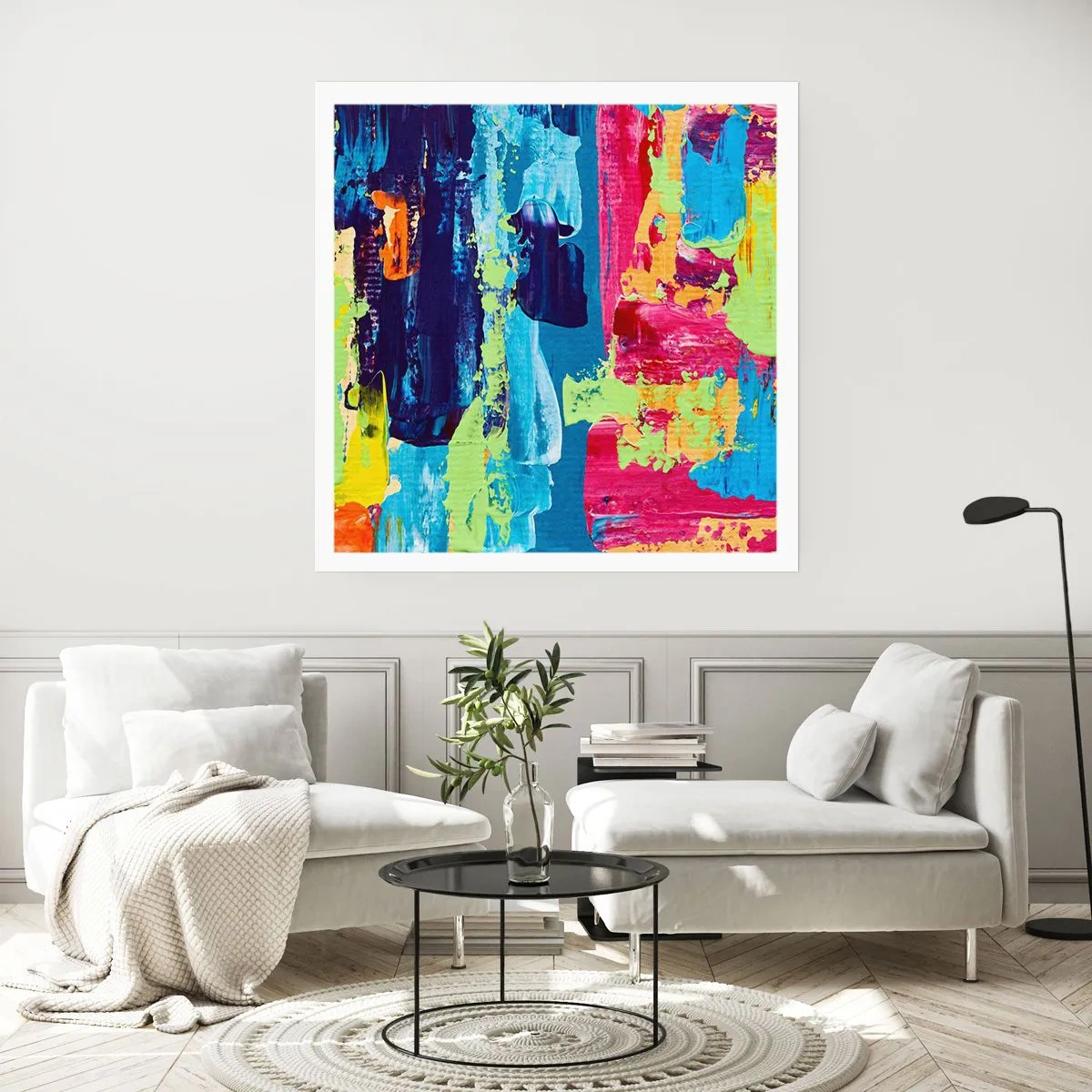 Affiche - Poster - La vie est belle! - 30x30 cm