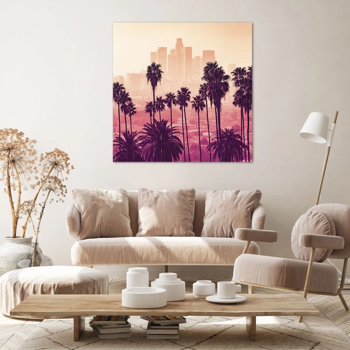 Impression sur toile - Image sur toile - Paysage californien - 70x70 cm