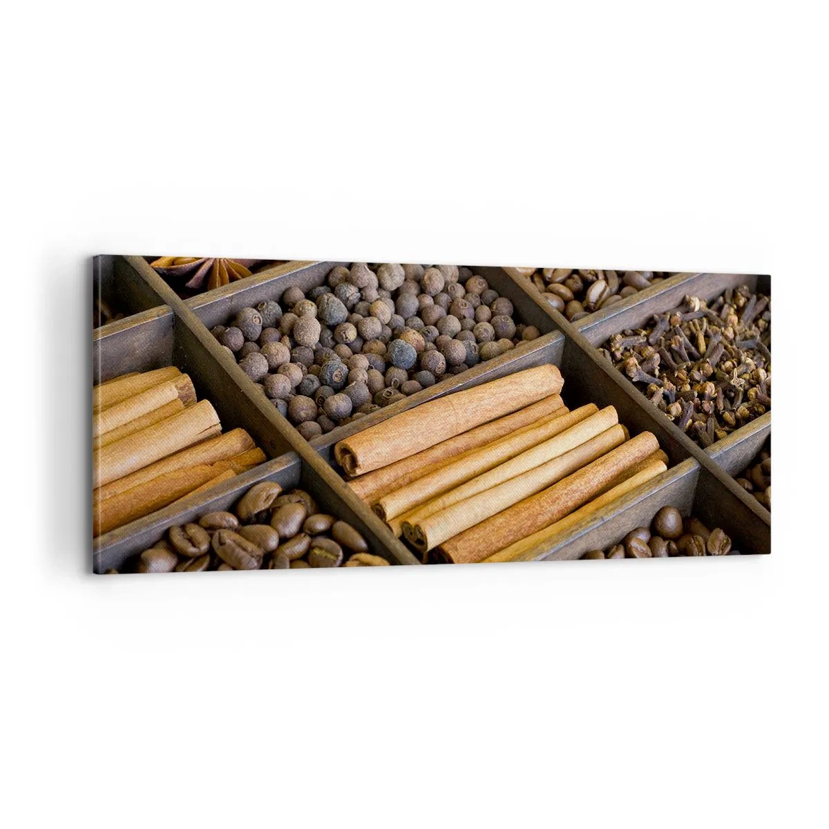 Impression sur toile - Image sur toile - Trésor d'arômes - 100x40 cm