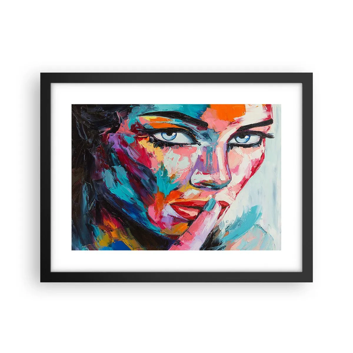 Affiche dans un cadre noir - Poster - Notre premier secret - 40x30 cm