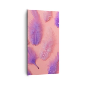 Impression sur toile - Image sur toile - Oiseau de désir lilas - 65x120 cm